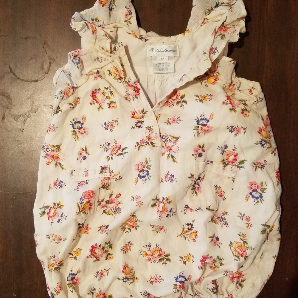 Ralph Lauren romper size 6m